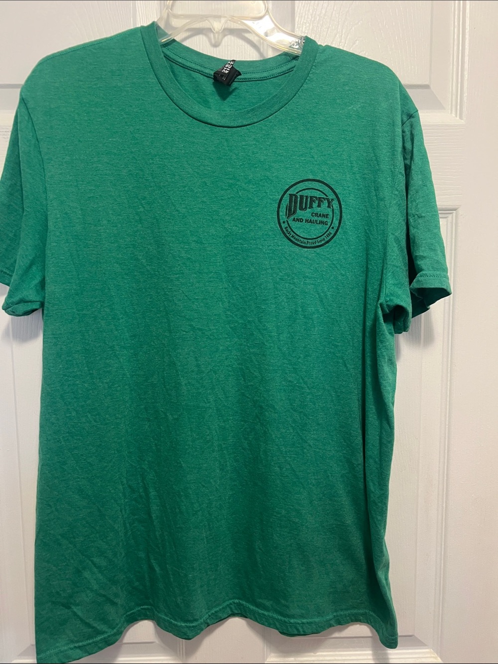Crane and Hauling Green Short-Sleeve Men's T-Shirt